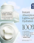 Farmacy Honey Cloud Lightweight Face Moisturizer - Silky & Hydrating Face Lotion Infused with Hyaluronic Acid, Peptides & Chamomile - Soothing Daily Facial Moisturizer for Sensitive Skin (50ml)