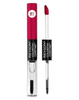 Revlon Liquid Lipstick with Clear Lip Gloss, ColorStay Overtime Lipcolor, Dual Ended with Vitamin E, 480 Unending Red, 0.07 Fl Oz