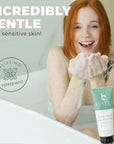 Beauty by Earth Peppermint Tea Tree Oil Shower Gel Body Wash - Made in USA with Organic & Natural Ingredients, Mens Body Soap Liquid, Moisturizing Cleansing Gel for Men & Women, Non Toxic Body Wash