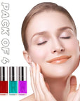 Plumping Lip Oil, 4PCS Hydrating Lip Glow Gloss Moisturizing Tinted Lip Balm Lasting Nourishing Protects Soothes, Comforts Transparent Lip Care Toot, Natural Ingredients Non-sticky Big Brush Glitter Primer Lip Tint (SET A)