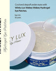 Winky Lux Wakey Wakey Hydrogel Eye Patches, Under Eye Patches, For Puffiness, Dark Circles, and Bags with Caffeine, Vitamin C, and Hyaluronic Acid