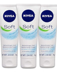 NIVEA Soft Moisturizing Creme 2.60 oz (Pack of 6)