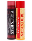 Burts Bees Burts Bees Lip Balm Kit Unisex Lip Balm Peppermint, Red Dahlia Tinted, 0.15 Ounce (Pack of 2)