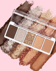 wet n wild Color Icon Eyeshadow Makeup 5 Pan Palette, Matte, Shimmer, Metallic, Long Wearing, Rich Buttery Pigment, Cruelty Free - Camo-flaunt