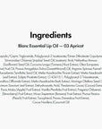 Blanc Essential Lip Oil - 50HR Moisturizing, Hydrating & Color Changing Korean Tinted Lip Oil Gloss Makeup with 6 Plant Extracts - Lightweight, Non-Sticky Finish 0.15 fl oz (#03 Apricot)