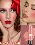 Cream Blush Stick Makeup,Blush Stick for All Skin & Eyes(#101)