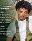 Mielle Organics Rosemary & Mint Hair Pomade for Women & Men - Conditioning Natural Hair Moisturizer to Quench the Scalp, Lock in Wave Patterns, Add Shine & Help Protect Against Dryness (5 oz)