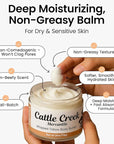 Cattle Creek Whipped Beef Tallow for Skin & Face – Deeply Moisturizing Tallow Balm – Organic Grass-Fed Skincare – Nourishes Dry, Sensitive Skin– Non-Comedogenic, Fast-Absorbing (4oz, Vanilla)