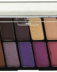 wet n wild Color Icon 10-Pan Eyeshadow Makeup Palette, Long Lasting, Shimmer, Metallic, Glittery, Matte, Rich Smooth Pigment, Cruelty Free - V.I. Purple