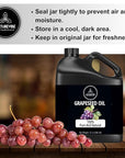 Naturevibe Botanicals Grapeseed Oil 32oz | 100% Pure Cold-Pressed & Lightweight Carrier Oil | Non-Greasy Natural Moisturizer for Skin, Hair, Face, Nails & Massage | Hexane-Free, Fresh & Versatile