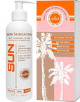 Sun Laboratories By Giesee Dark Sunsation Sunless Tanning Lotion 8 oz - Ultra Dark Self Tanner for Men and Women, Long Lasting Tanning Lotion, Sunless Tanner Cream for Face and Body