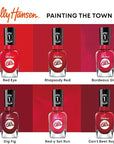 Sally Hansen Miracle Gel, Rhapsody Red, Long Lasting, Gel-Like Formula, No UV Lamp Needed, Opaque, Shiny Red Nail Polish
