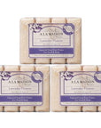 A LA MAISON - Lavender Aloe Bar Soap - Triple French Milled Natural Moisturizing Hand Soap Bar (4 Bars of Soap, 3.5 oz)