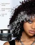 XMONDO Color Slate Grey Depositing Mask – Semi-Permanent Grey Dye with Bond Booster & Hyaluronic Acid, 8 oz