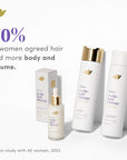 Dove Density Boost Strengthening Conditioner Scalp + Hair Therapy for protecting against premature breakage, with Vitamin B3, Zinc and 0% sulfates, 9.25 oz