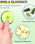 72 count eye pad cucumber