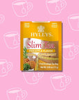 Hyleys Slim Tea Pineapple Flavor - Weight Loss Herbal Supplement Cleanse and Detox - 25 Tea Bags (6 Pack)
