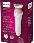 Philips Beauty Lady Electric Shaver Series 6000, Cordless with 7 Accessories, BRL146/00, White