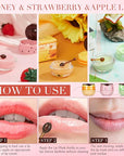 12 Pcs Bee Lip Balm Honey