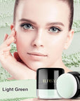 Setting Powder Lightweight Loose Powder Finishing Powder Long-Lasting Green/Translucent)-2 Boxes