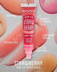 Ruby Kisses Broadway Vita-Lip Tinted Lip Gloss (9 Pack) Ultra-Hydrating, Nourishing, Soothing Formula with Vitamins, High-Shine Non-Sticky Lip Balm with Rosehip+Coconut Oil, Pink, Red & Brown Shades