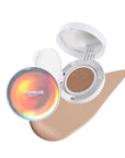 TROIAREUKE Seoul "Bridal" Cushion Foundation(#21, Pink Beige), Korean Cushion Foundation, K-Beauty, Hydrating, Long-lasting, Lightweight, Natural Finish, Anti-Aging, Moisture, Whitening, SPF 50+