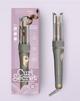 INFINITIPRO BY CONAIR Curl Secret Automatic Curling Iron - 3/4-inch Barrel - Hair Curler for All Hair Types and Lengths - Dual Voltage for Worldwide Travel