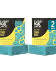 Every Man Jack Cold Plunge Mens Bar Soap - Tahoe Blue Scent with notes of Bergamot, Lemon, Freshwater Mist - Deeply Cleans, Hydrates with Naturally Derived Ingredients and Medium Grit - 5oz (2 Pack)
