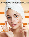 Turmeric Kojic Acid Cleansing Pads, Turmeric Face Scrub Pads Enriched with Kojic Acid, 50PCS