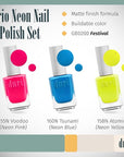 duri Trio Neon Nail Polish