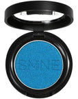 IS'MINE Single Blue Shimmer Eyeshadow Powder Palette High Pigment, Longwear, Intense Color Best Blue Eyeshadow