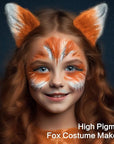 UCANBE Orange Face Body Paint Makeup Foundation, Professional Blendable Cream Greasepaint, Face Painting Kit for Adults Children Halloween Party, SFX Scary Pumpkin Face Makeup, Costume & Cosplay
