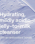 Mad Hippie Jelly Cleanser - Jelly to Milky Hydrating Face Wash for Women/Men with Rose, Chamomile, and Hyaluronic Acid, 4 Fl Oz