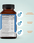 LifeSeasons Masculini-T - Testosterone Support Supplement - Enhances Mental & Physical Aspects of Sexual and Athletic Performance - Supports Normal Erectile Function - Improve Libido - 180 Capsules