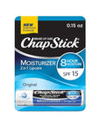 ChapStick Moisturizer Original Lip Balm Tube,