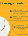 ATTITUDE Nourishing Shampoo for Curly Hair with Moringa Oil, EWG Verified, Vegan and Naturally Derived, 3a, 3b, 3c Curl Type, Provides Lightweight Moisture to Curls, 16 Fl Oz