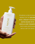 Coconut & Turmeric Shampoo and Conditioner Contain Naturally Derived Ingredients | All Hair Types, Color & Treated, Fine to Dry Damaged, Sulfate & Dye Free - 2-Pack