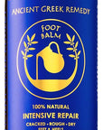 Ancient Greek Remedy Foot Cream for Dry Cracked Heels and Feet — Organic Moisturizing Cracked Heel Treatment for Women and Men - Intensive Repair Foot Lotion with Natural Ingredients