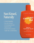 Tanning Club - Royal Tanning Balm - Hydrating Gel with Jojoba and Coconut Oil - Botanical Outdoor Sunscreen - 150 ml