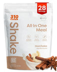 310 Nutrition All-In-One Meal Replacement Shake - Plant-Based Protein Powder with High Fiber, Probiotics, Digestive Enzymes & Adaptogens - Low Carb Vegan Keto Friendly Superfoods Smoothie - Horchata Flavor - 28 Servings