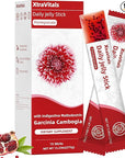 Coleology Cutting Jelly - Korean Collagen Jelly Stick with Garcinia Cambogia, Chia Seeds Collagen, Hyaluronic Acid, Glowing Skin, Pomegranate Flavored 15 Sticks
