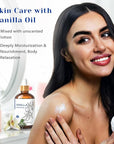HIQILI Vanilla Essential Oil, Undiluted Natural Strong Fragrance Add in Skin Perfume, Unscented Lotion, Candle Soap Making Scent, Relax at Home with Diffuse Warm Sweet Aroma -100ML