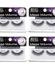 Ardell Mega Volume Lash 251 Multi-Layered False Lashes with Curl Technology, 4 pairs