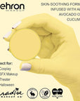 Mehron Makeup Paradise Makeup AQ Refill Size | Stage & Screen Performance, Face & Body Painting, Beauty, Cosplay, and Halloween | Water Activated Face Paint, Body Paint .25 oz (7 ml) - Pastel Yellow