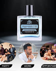 TOP SHELF Cologne for Men (Pheromone-Enhanced) - Perfume Para Hombre, Long Lasting Scent | Natural Herbal Formula | Awaken Raw Instinct, Pheromone Cologne for Men Attract Her