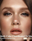 6PCS Cream Eyeshadow Stick Makeup Sets, Metallic And Matte Shimmer Eye Shadow Eye Brightener Stick Pencil Crayon, A01-Brown Neutral