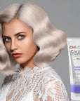 CHI Color Illuminate Conditioner, Helps Maintain Fresh Color In Natural & Color-Treated Hair, Sulfate, Paraben, & Cruelty-Free, Platinum Blonde, 8.5 Oz