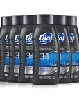 Dial Men 3in1 Body, Hair and Face Wash, Hydro Fresh, 16 fl oz, Pack of 6