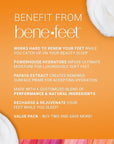 Benefeet Sweet Dreams Overnight Foot Repair - Night Cream for Detox, Moisturize & Soften Dry Cracked Skin, With Apple Cider Vinegar, Turmeric & Borage Oil, 4oz (2 Pack)
