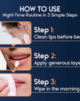 Lip Mask Overnight with Hyaluronic Acid & Collagen, Lip Sleeping Mask for Dry Cracked Lips, Moisturizing, Hydrating, Exfoliating Night Treatment for Lip Care (Peach) (0.7, Peach)